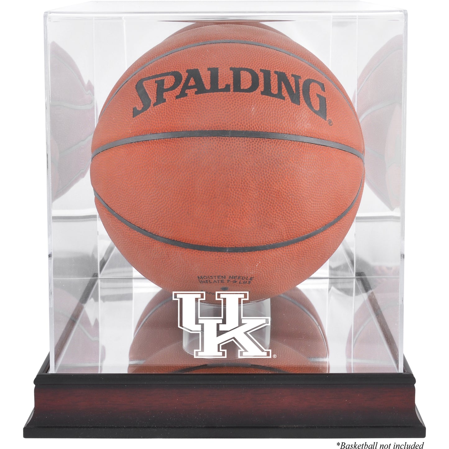 Kentucky Wildcats Mahogany Basketball Display Case with Mirror Back