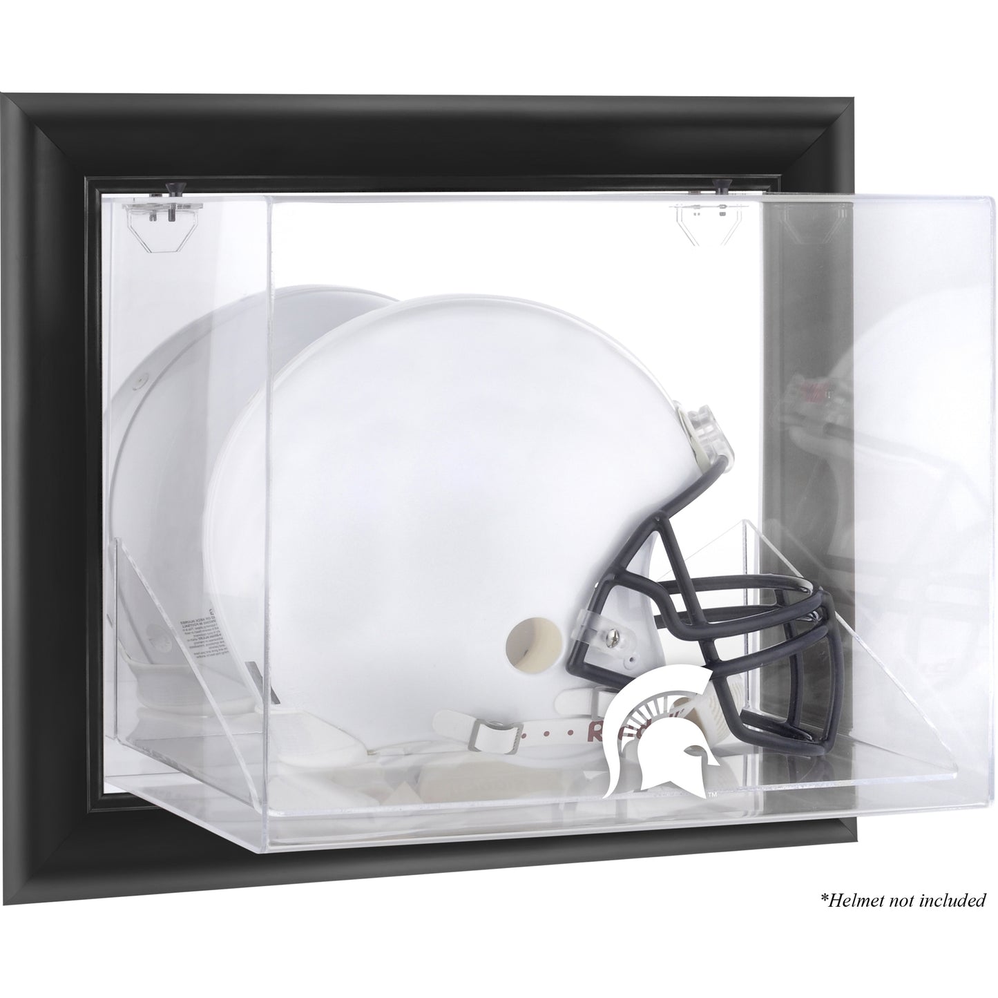 Michigan State Spartans Black Framed Wall-Mountable Helmet Display Case