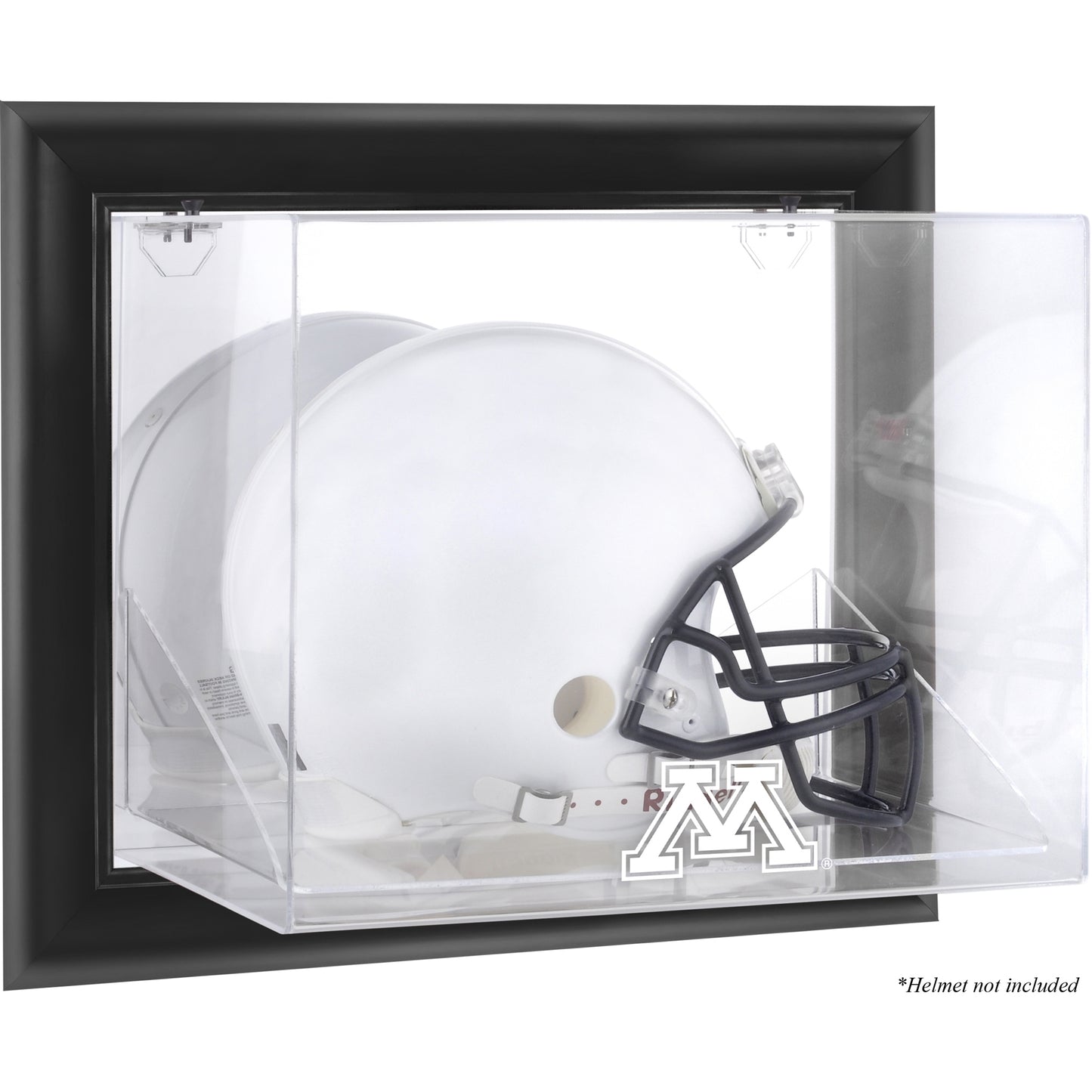 Minnesota Golden Gophers Black Framed Wall-Mountable Helmet Display Case