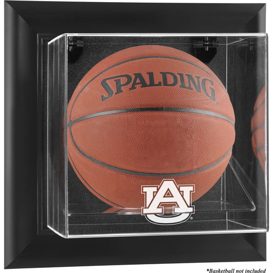 Auburn Tigers Black Framed Wall-Mountable Basketball Display Case