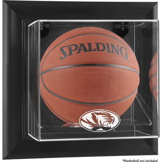 Missouri Tigers Black Framed Wall-Mountable Basketball Display Case