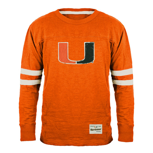 Miami Hurricanes Gameday Mascot Slub T-Shirt - Orange