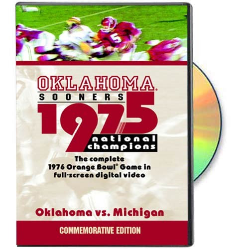 Oklahoma Sooners 1976 Orange Bowl National Championship Game DVD