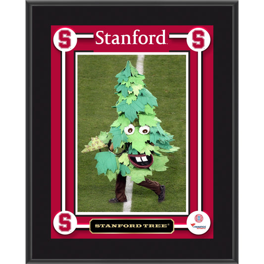 Stanford Cardinal Stanford Tree Mascot 10.5'' x 13'' Sublimated Plaque