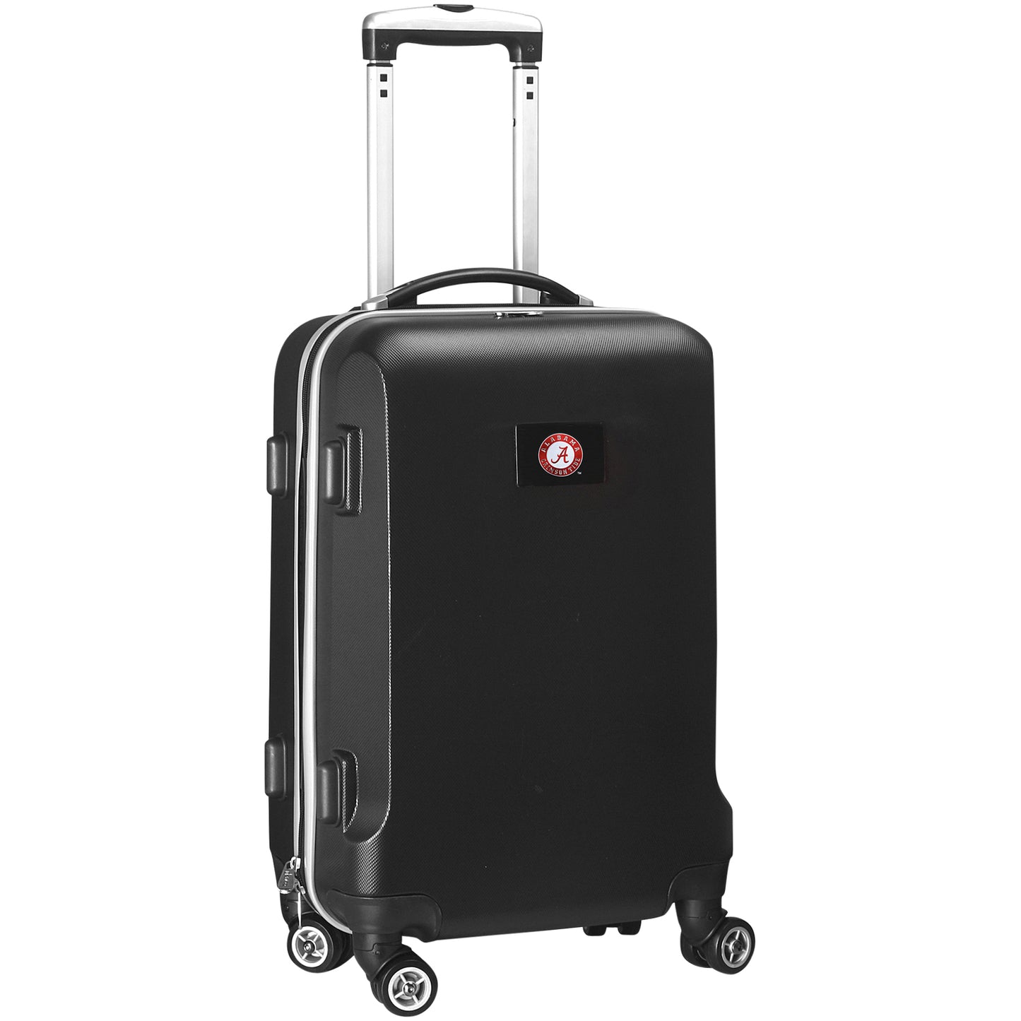 Black Alabama Crimson Tide 20" 8-Wheel Hardcase Spinner Carry-On