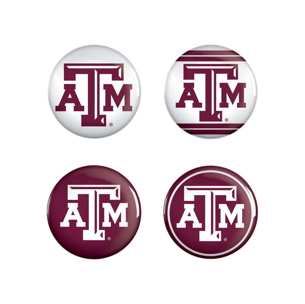 WinCraft Texas A&M Aggies 4-Pack Button Set