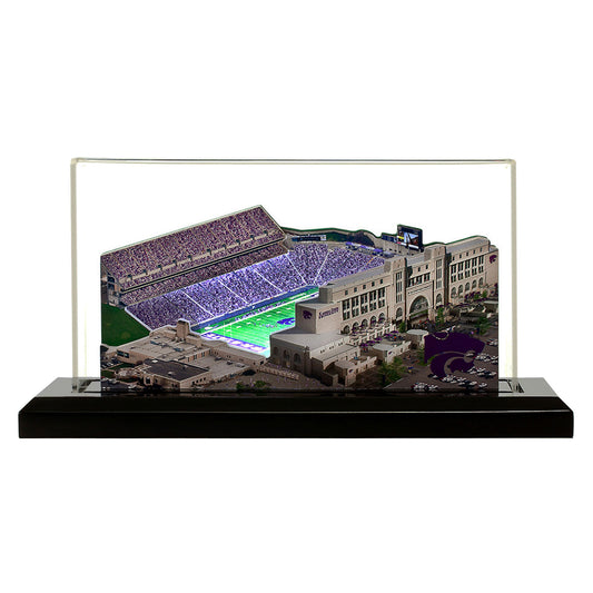 Kansas State Wildcats 9" x 4" Light Up Stadium with Display Case