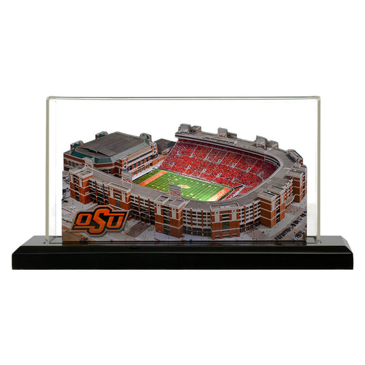 Oklahoma State Cowboys 19" x 9" Light Up Stadium with Display Case