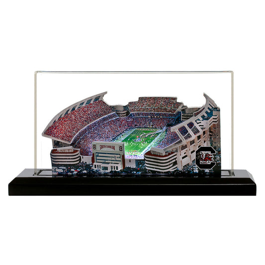 South Carolina Gamecocks 19" x 9" Light Up Stadium with Display Case