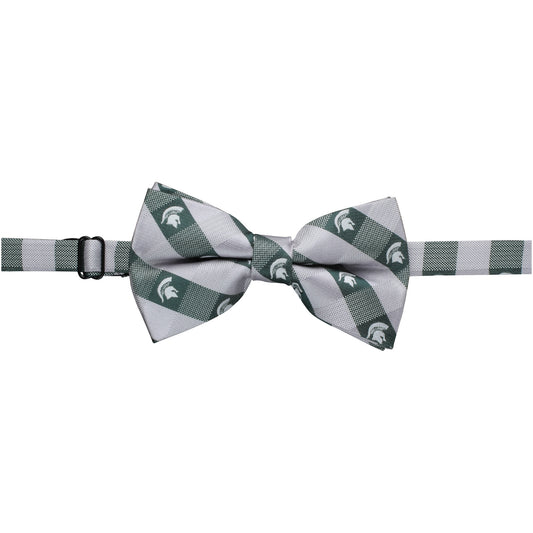 Michigan State Spartans Check Bow Tie