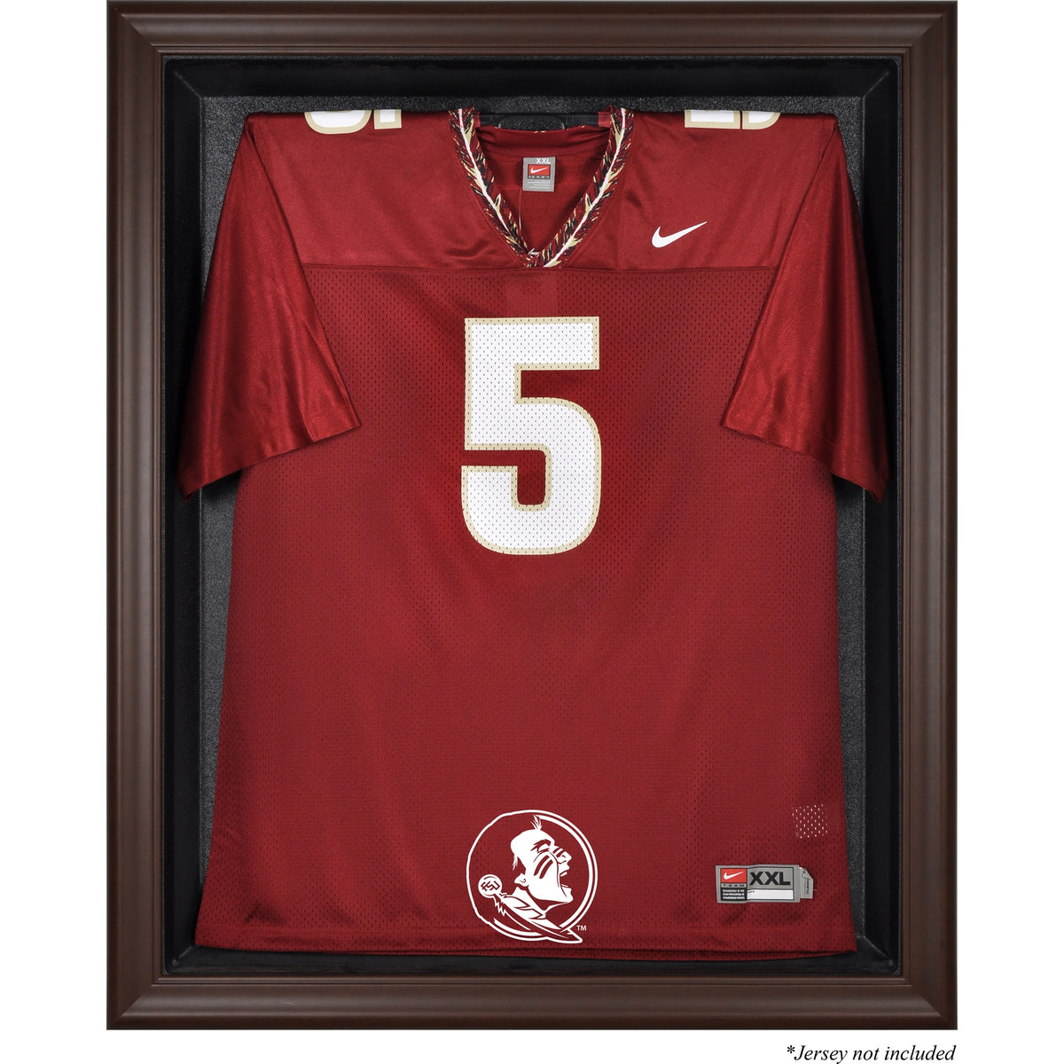 Florida State Seminoles (FSU) Brown Framed (2014 - Present Logo) Jersey Display Case