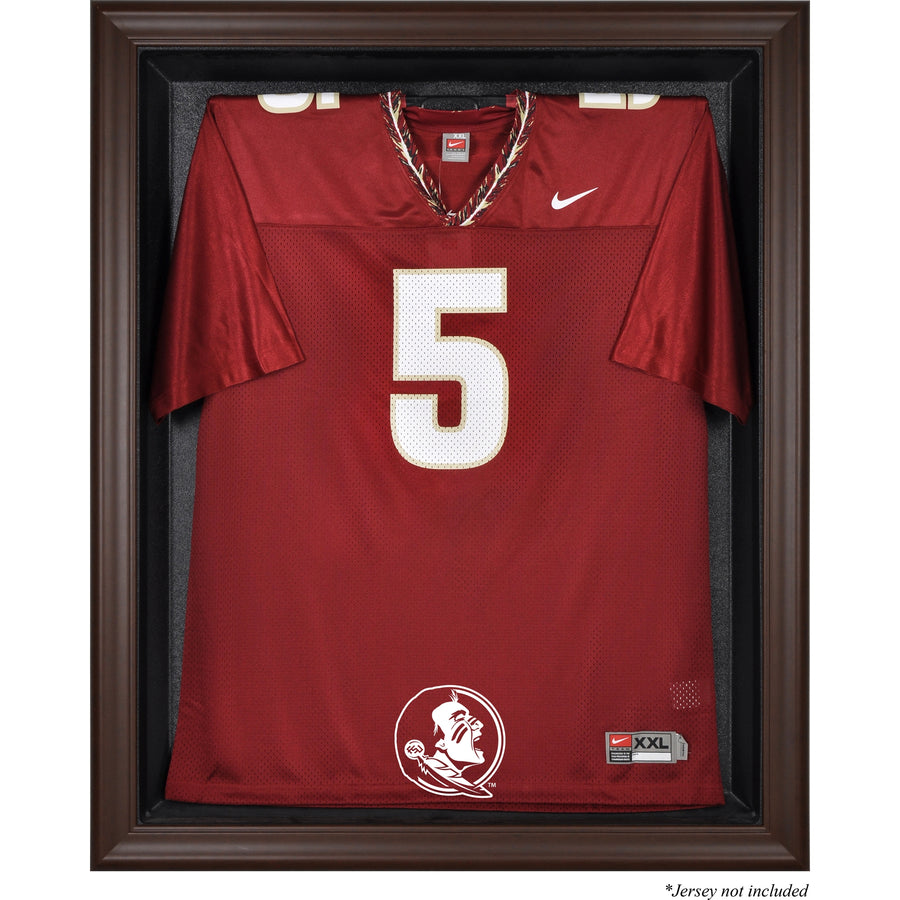 Florida State Seminoles (FSU) Brown Framed (2014 - Present Logo) Jersey Display Case