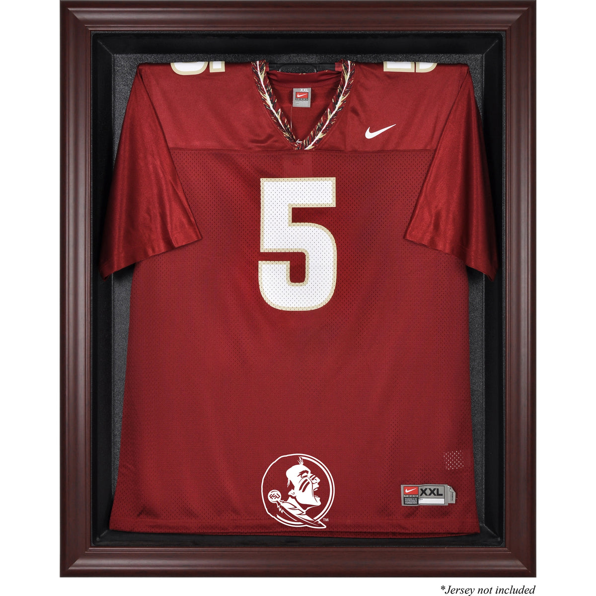Florida State Seminoles (FSU) Mahogany Framed (2014 - Present Logo) Jersey Display Case