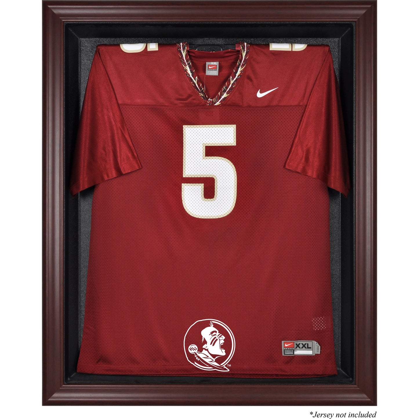 Florida State Seminoles (FSU) Mahogany Framed (2014 - Present Logo) Jersey Display Case