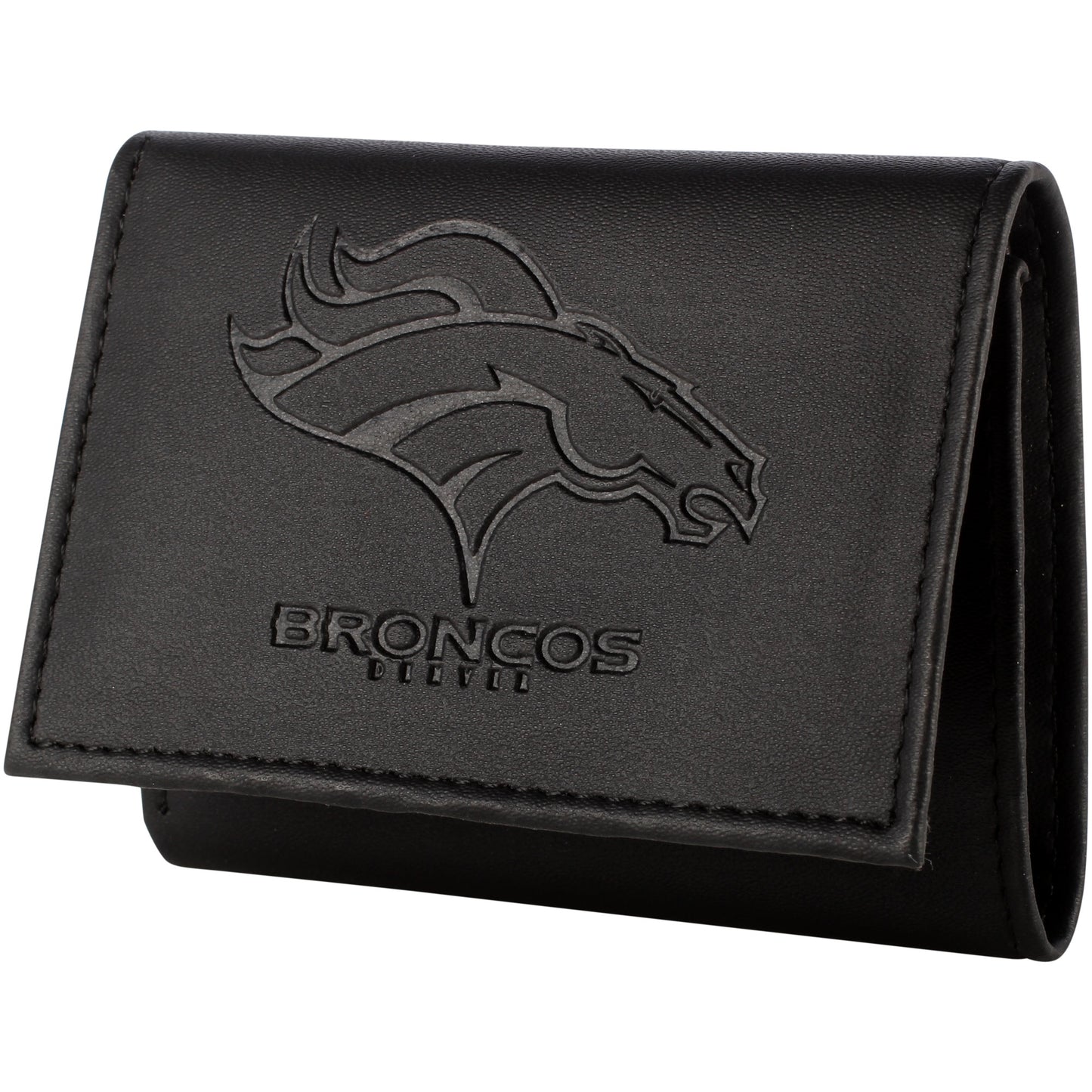 Men's Black Denver Broncos Hybrid Tri-Fold Wallet