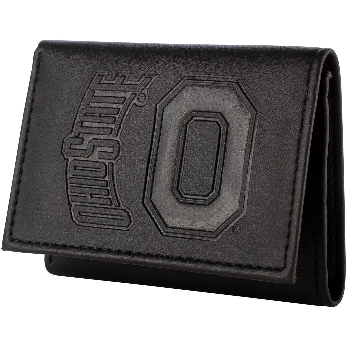 Men's Black Ohio State Buckeyes Hybrid Tri-Fold Wallet