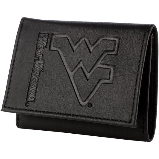 Men's Black West Virginia Mountaineers Hybrid Tri-Fold Wallet