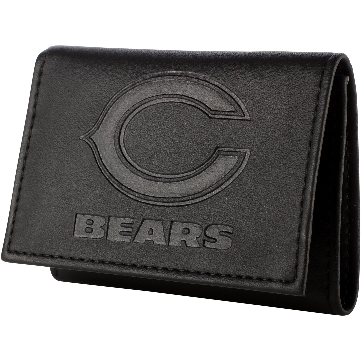 Men's Black Chicago Bears Hybrid Tri-Fold Wallet
