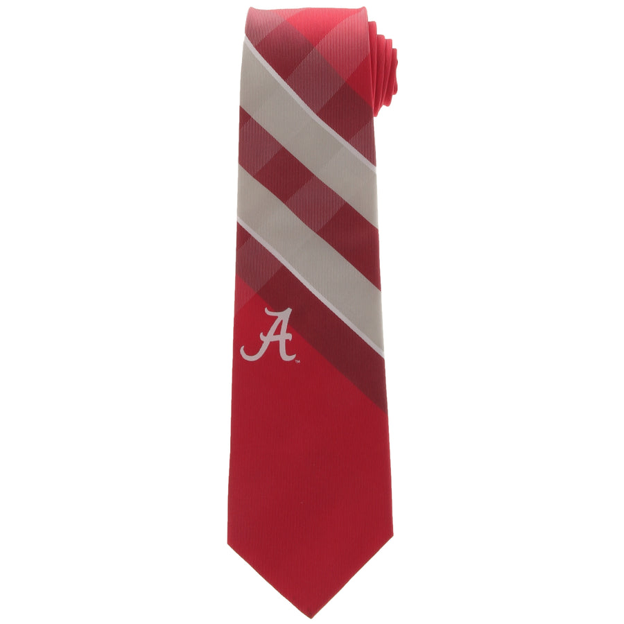 Men's Alabama Crimson Tide Woven Poly Grid Tie