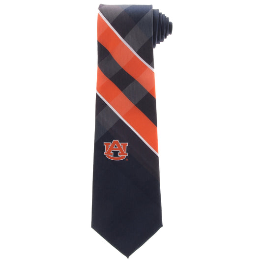 Men's Auburn Tigers Woven Poly Grid Tie