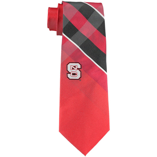 Men's NC State Wolfpack Woven Poly Grid Tie