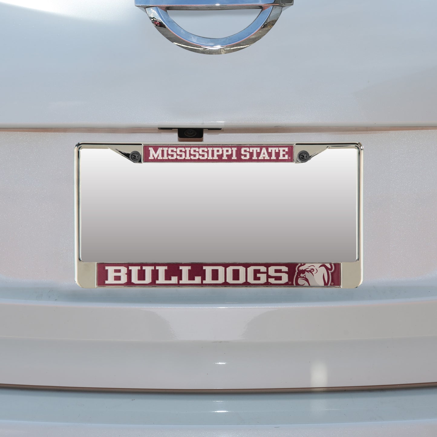 Mississippi State Bulldogs Small Over Large Mega License Plate Frame