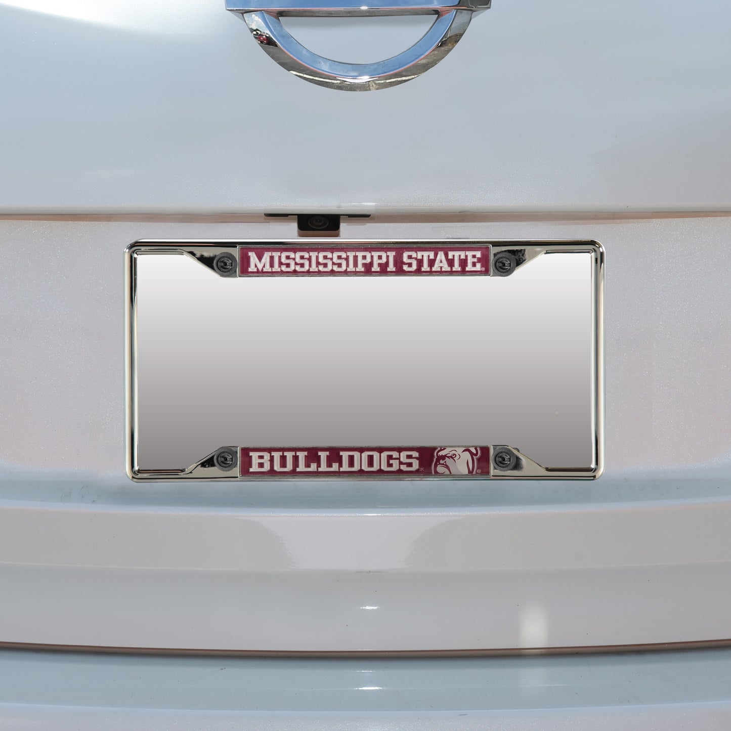 Mississippi State Bulldogs Small Over Small Mega License Plate Frame