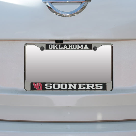 Oklahoma Sooners Small Over Large Mega License Plate Frame