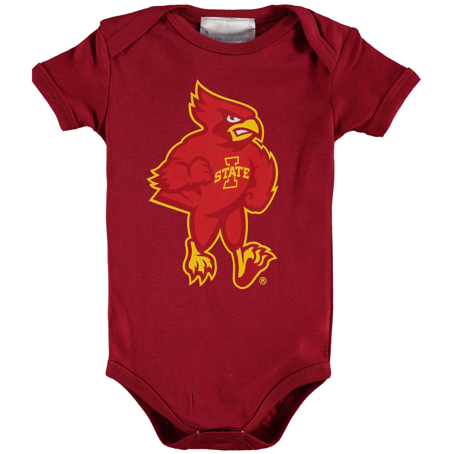 Infant Cardinal Iowa State Cyclones Big Logo Bodysuit