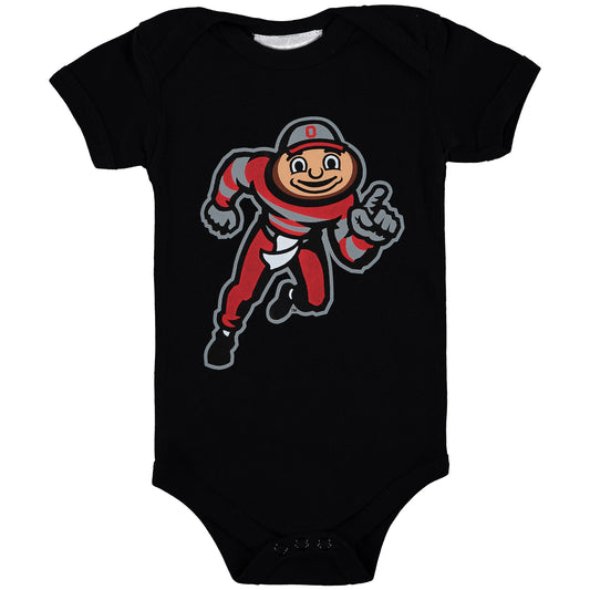 Infant Black Ohio State Buckeyes Big Logo Bodysuit