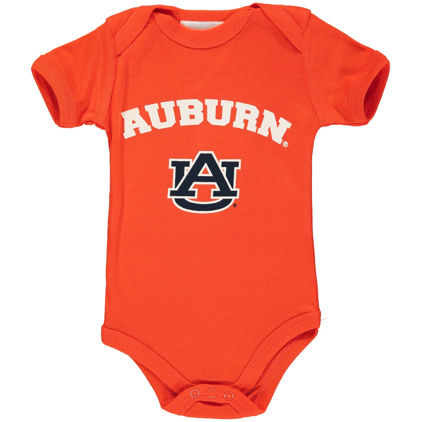 Infant Orange Auburn Tigers Arch & Logo Bodysuit