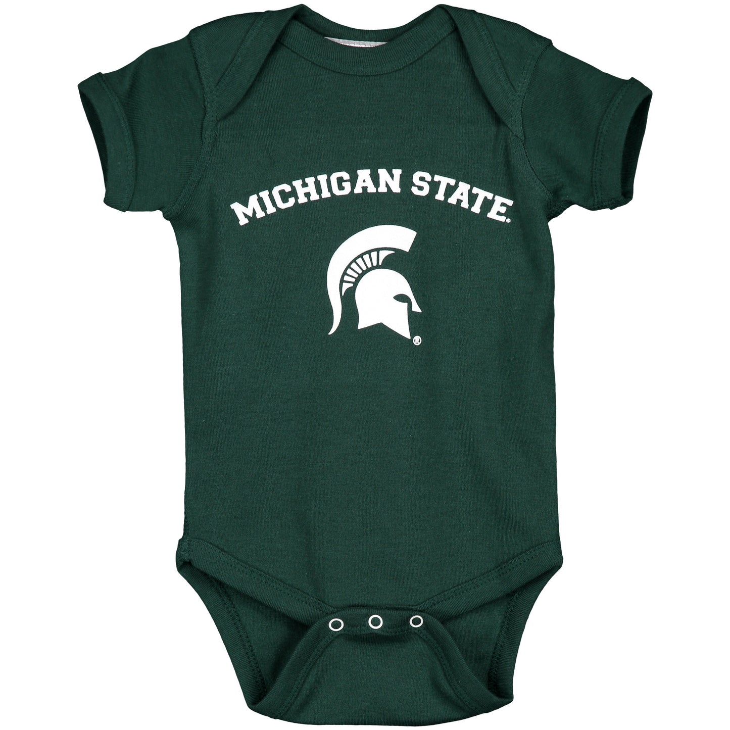 Infant Green Michigan State Spartans Arch & Logo Bodysuit