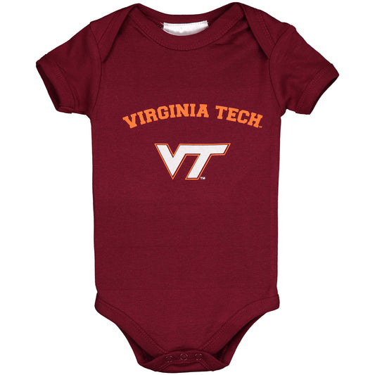 Infant Maroon Virginia Tech Hokies Arch & Logo Bodysuit