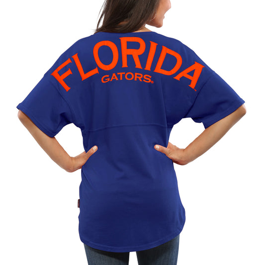 Women's Royal Florida Gators Spirit Jersey Oversized T-Shirt