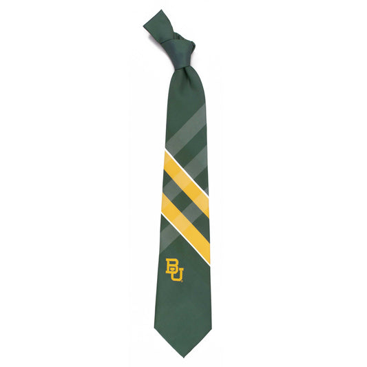 Men's Baylor Bears Woven Polyester Grid Tie