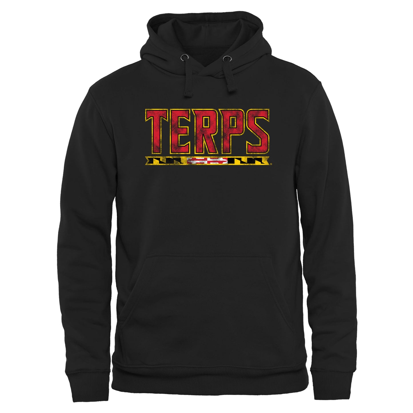 Men's Black Maryland Terrapins Classic Wordmark Pullover Hoodie