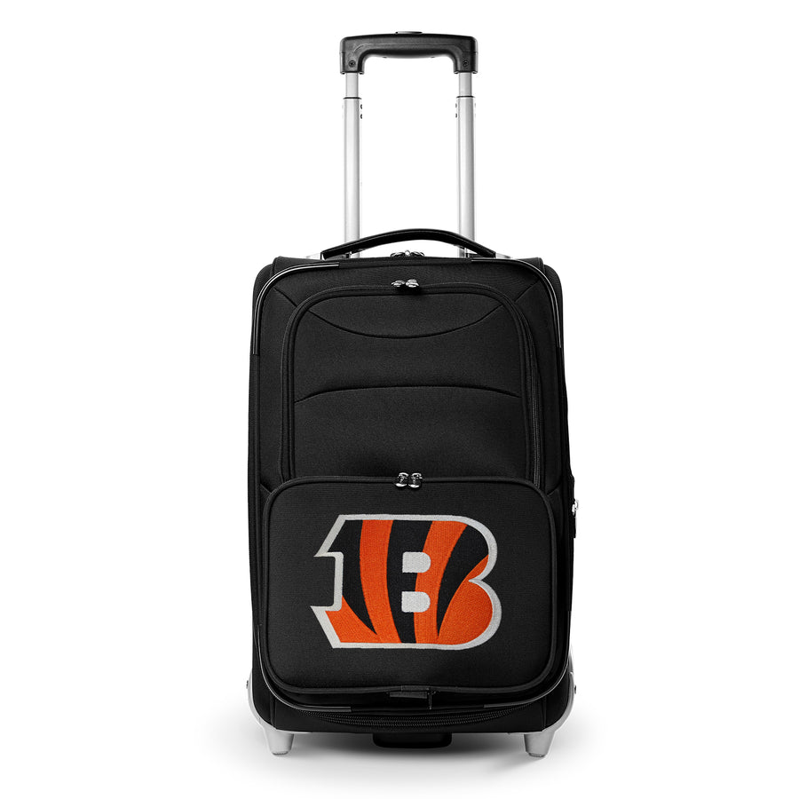 MOJO Black Cincinnati Bengals 21" Softside Rolling Carry-On Suitcase