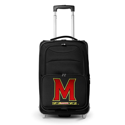 MOJO Black Maryland Terrapins 21" Softside Rolling Carry-On Suitcase