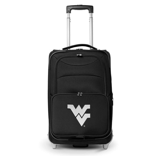 MOJO Black West Virginia Mountaineers 21" Softside Rolling Carry-On Suitcase