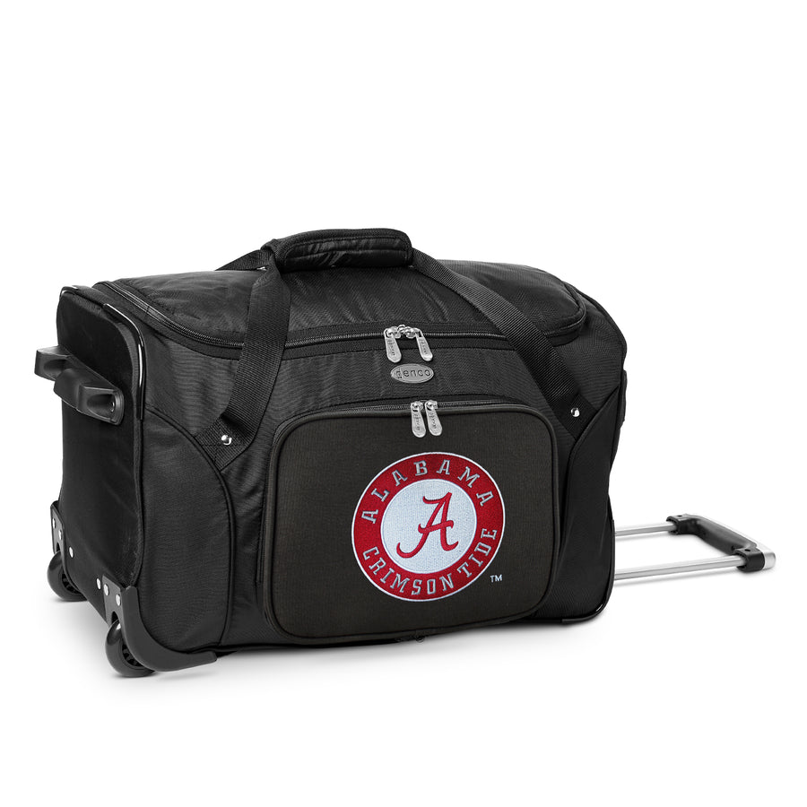 MOJO Black Alabama Crimson Tide 22" 2-Wheeled Duffel Bag