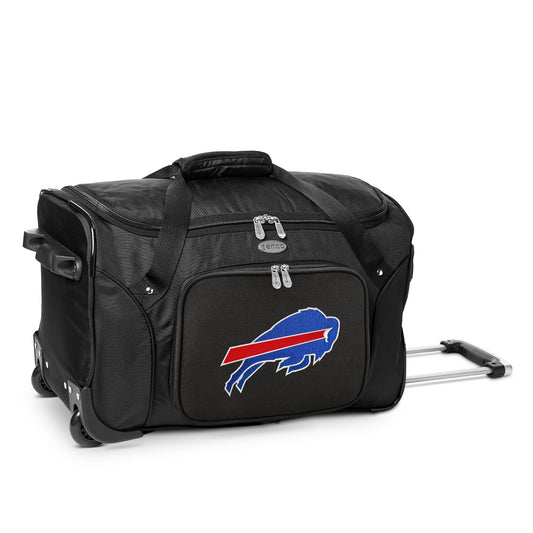 MOJO Black Buffalo Bills 22" 2-Wheeled Duffel Bag