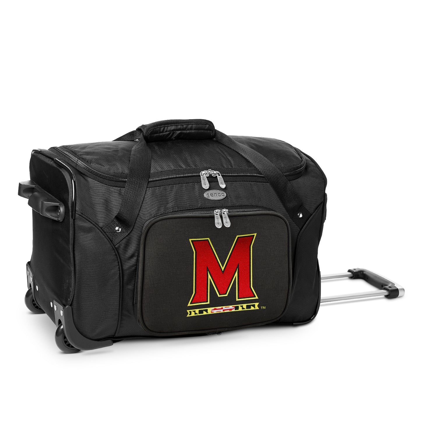 MOJO Black Maryland Terrapins 22" 2-Wheeled Duffel Bag