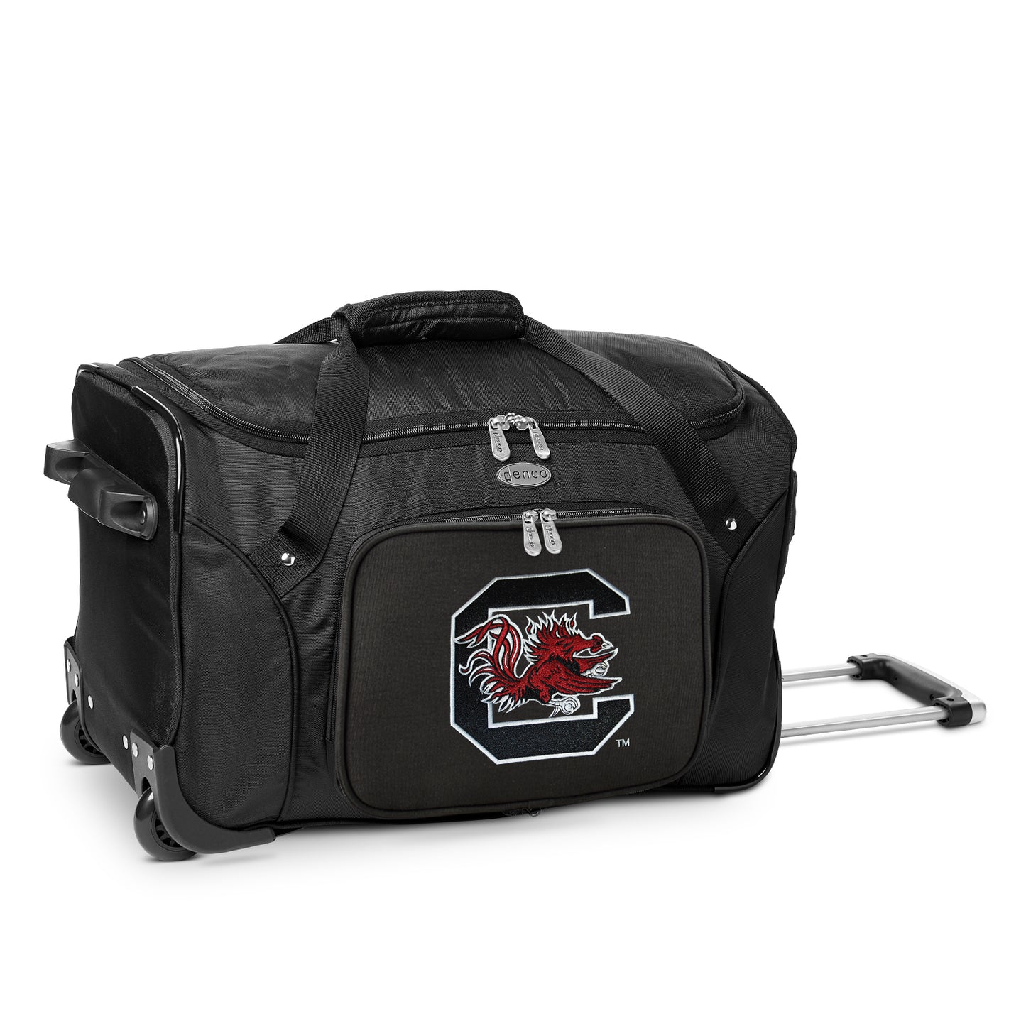 MOJO Black South Carolina Gamecocks 22" 2-Wheeled Duffel Bag