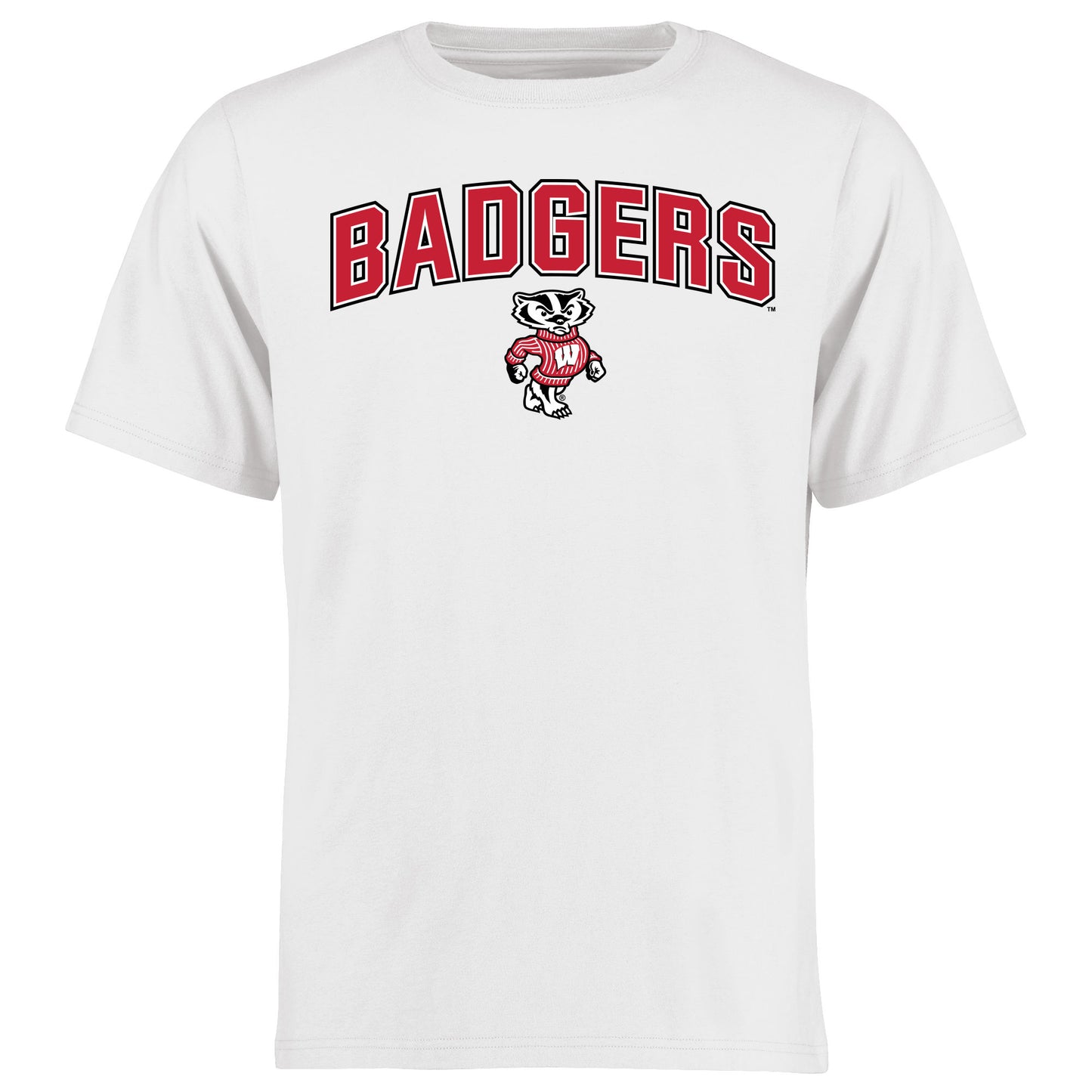 Men's White Wisconsin Badgers Proud Mascot T-Shirt