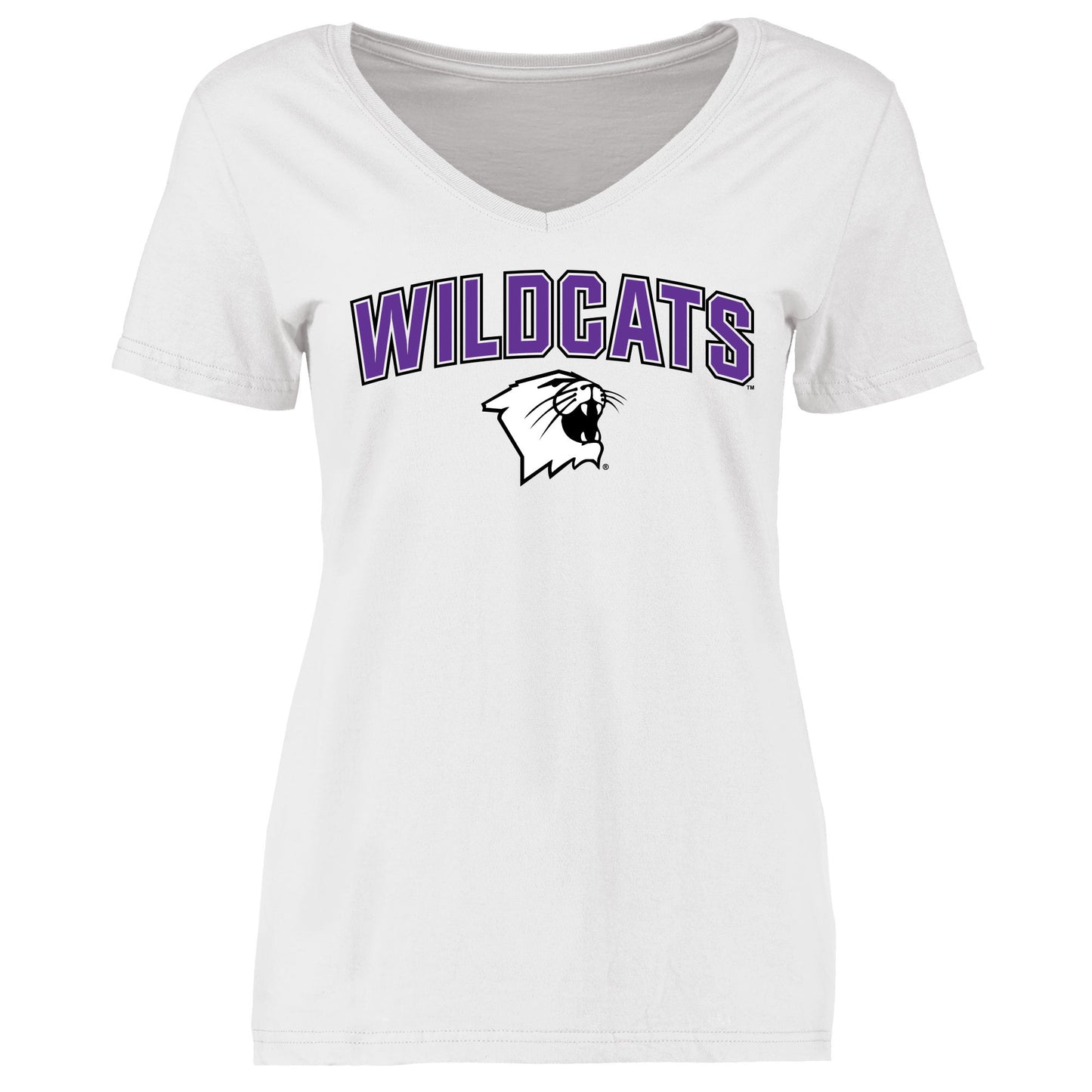 Women's White Northwestern Wildcats Proud Mascot T-Shirt