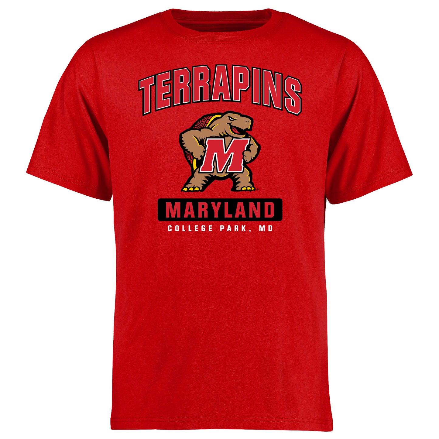 Men's Red Maryland Terrapins Campus Icon T-Shirt