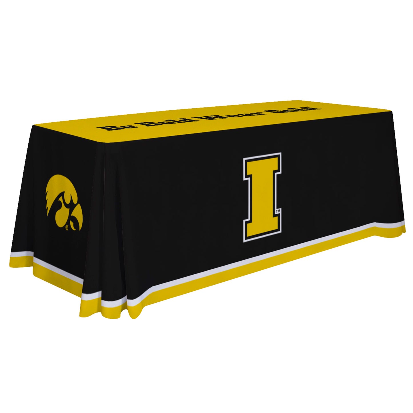 Iowa Hawkeyes 6' Team Logo Table Throw