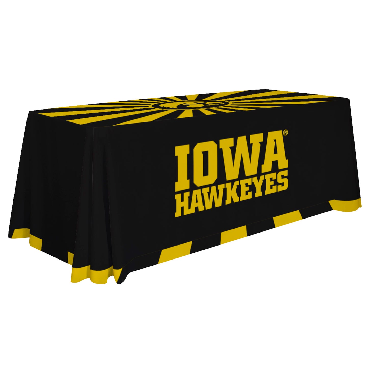 Iowa Hawkeyes 6' Wordmark Table Throw