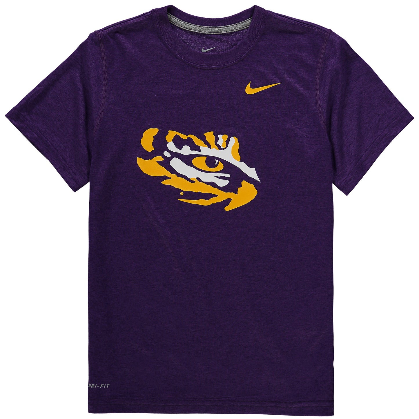 Youth Nike LSU Tigers Purple Logo Legend Performance T-Shirt