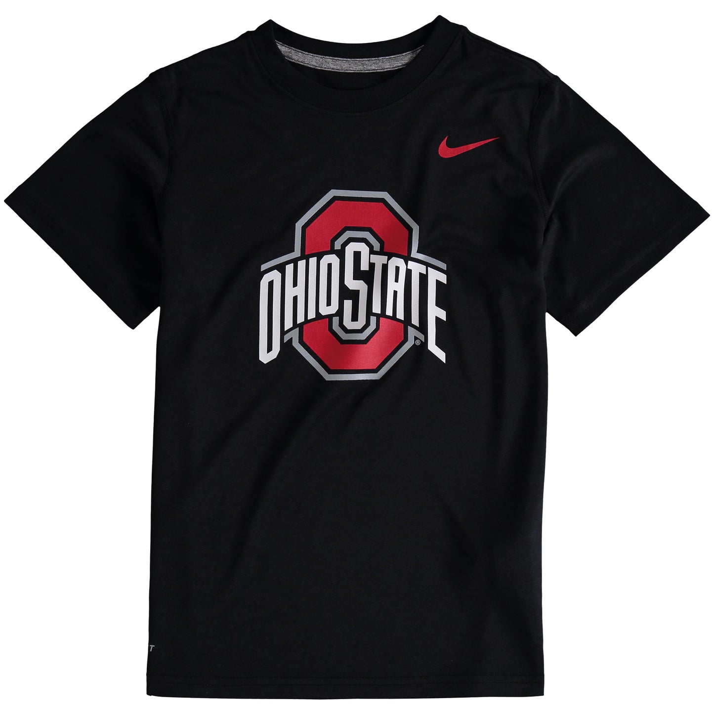 Youth Nike Ohio State Buckeyes Black Logo Legend Performance T-Shirt